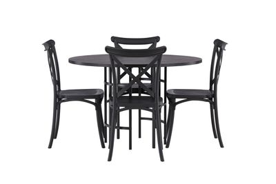 Venture Home Matgrupp Copenhagen med 4 Matstolar Crosett