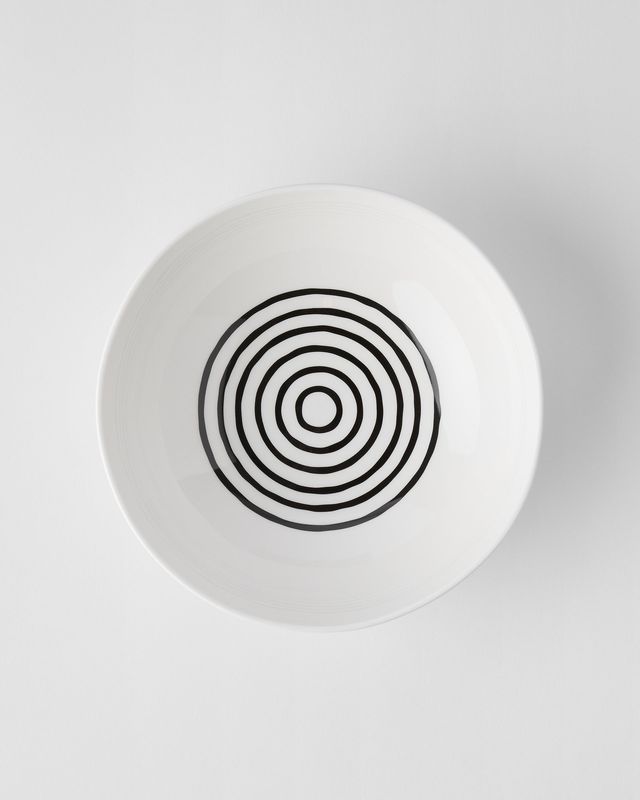 Gustavsberg SIXTEN SVART CIRKLAR, Skål 17 cm, rund