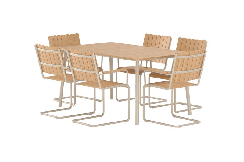 Venture Home Holmsund Matgrupp Beige