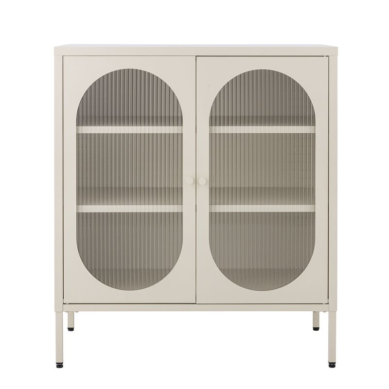 Bloomingville Salvo Skåp, Natur, Metall, L80xH90xW40 cm