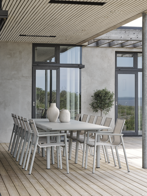 Brafab Delia Stapelstol Ljusgrå/Textilene