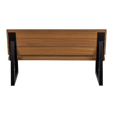 WOOOD Banco Trädgårdsbänk i Ayous Trä och Metall