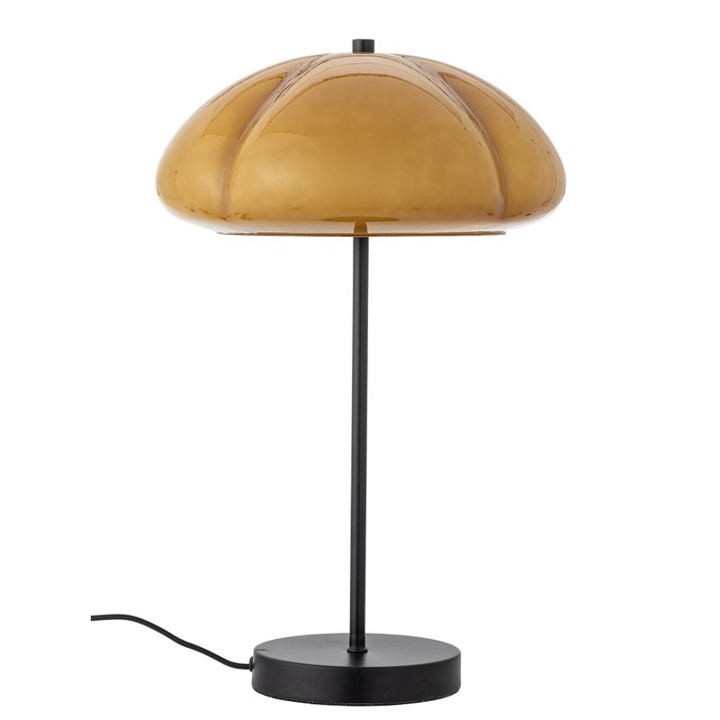 Bloomingville Kinoko Bordslampa, Gul, Metall, Ø30xH46,5 cm