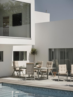 Brafab Lomma Förlängningsbart Matbord 100x194-312 cm Ljusgrå