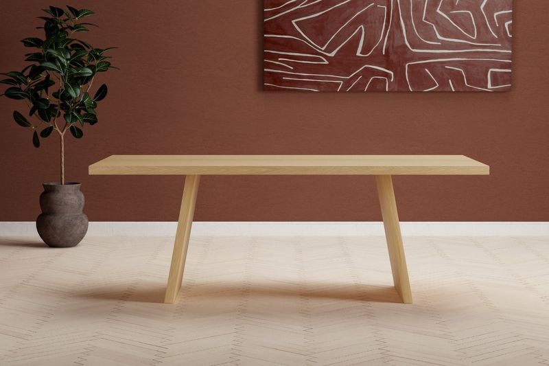 Venture Home Logga Rektangulärt Matbord 210 x 100 Natur