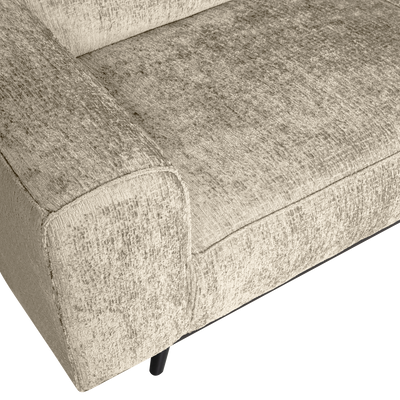 WOOOD Statement Hörnsoffa Höger i Struktur Velvet Vetefält