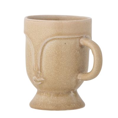Bloomingville Sameen Mugg, Brun, Stengods - 6-pack