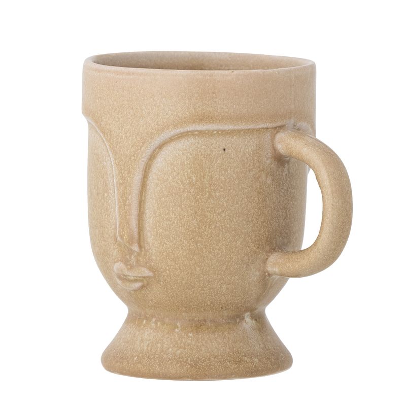 Bloomingville Sameen Mugg, Brun, Stengods - 6-pack