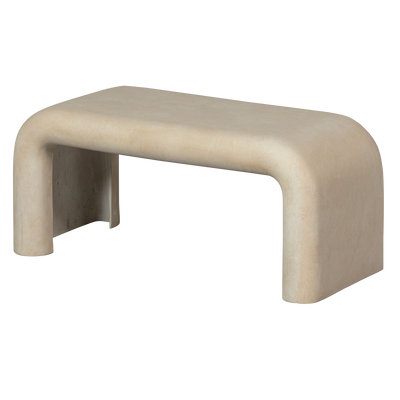 WOOOD Stani Soffbord i Fiberlera - Naturliga, Set om 2