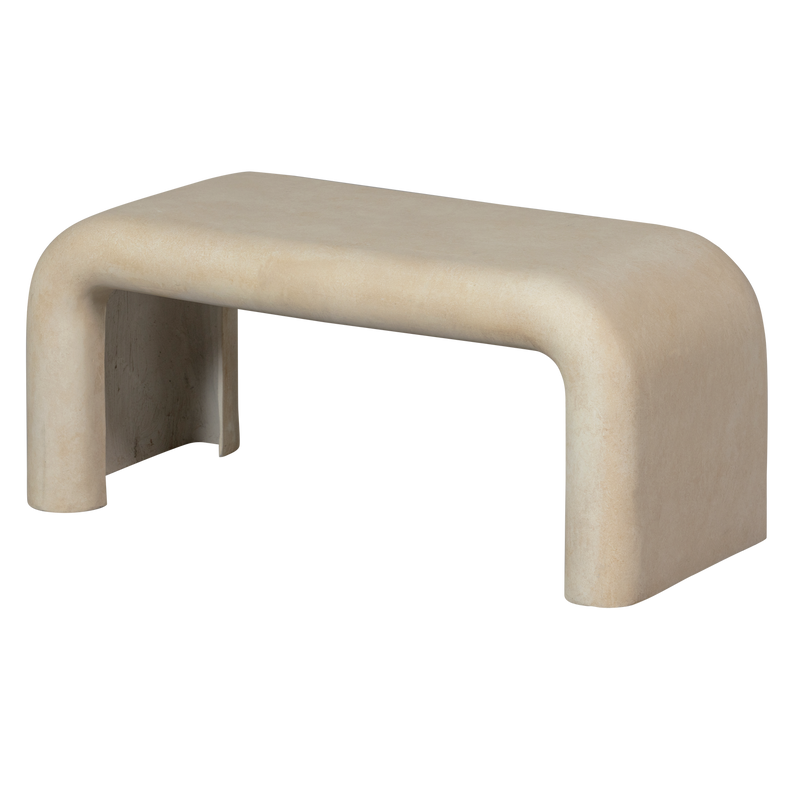 WOOOD Stani Soffbord i Fiberlera - Naturliga, Set om 2