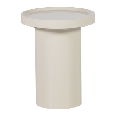 WOOOD Veluna Sidobord 51x40 cm Högblankt Sand