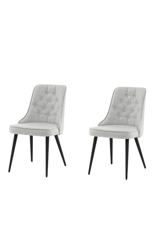 Venture Home Velvet Deluxe Matstol 2-pack