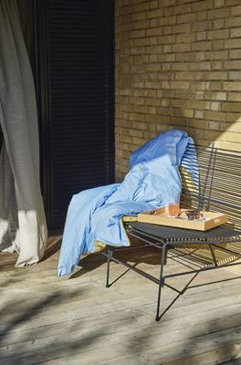 Hübsch String Bänk Svart 122x75xh80cm