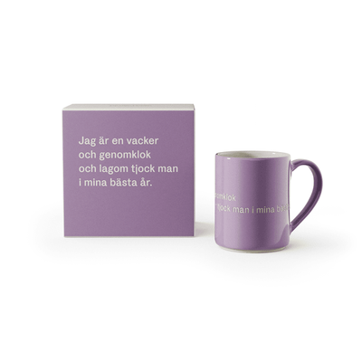 Design House Stockholm Astrid  Lindgren lila mugg Nr. 8