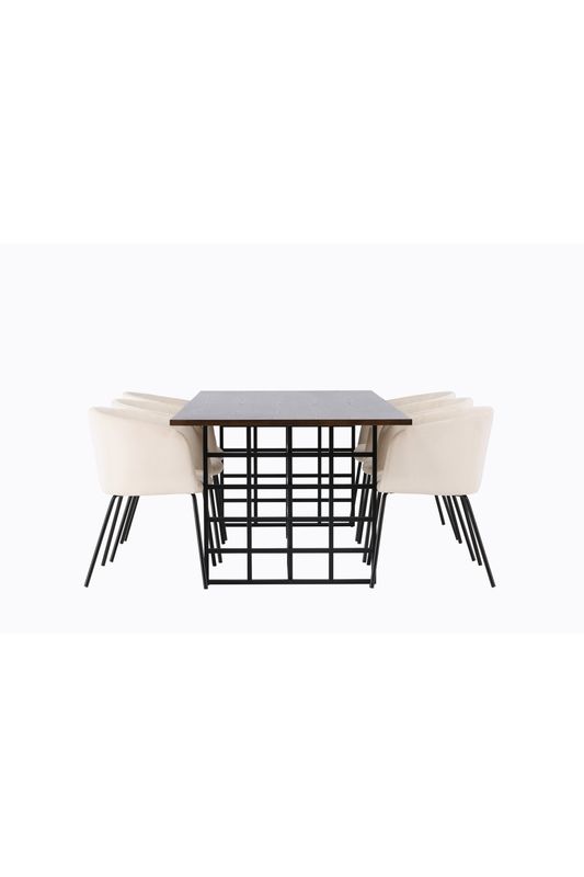 Venture Home Matgrupp Ystad med stolarna Berit