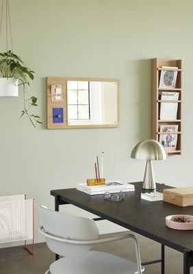 Hübsch Mush Bordslampa Mini Nickel