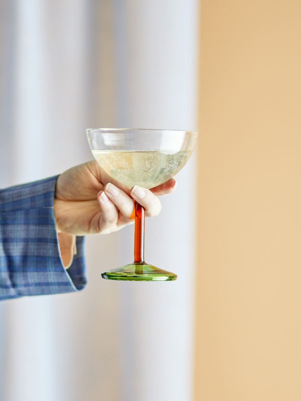 Bloomingville Martine Cocktail Glas, Grön, Glas - 6-pack