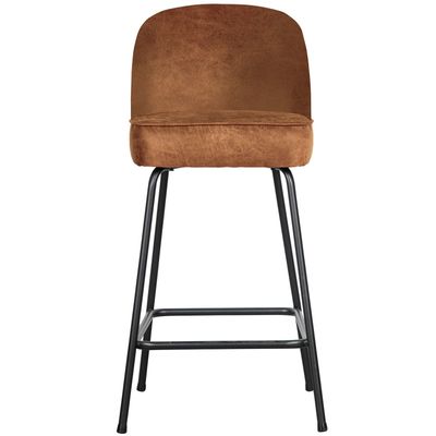 WOOOD VOGUE Barstol 65cm Ekoskinn Konjak