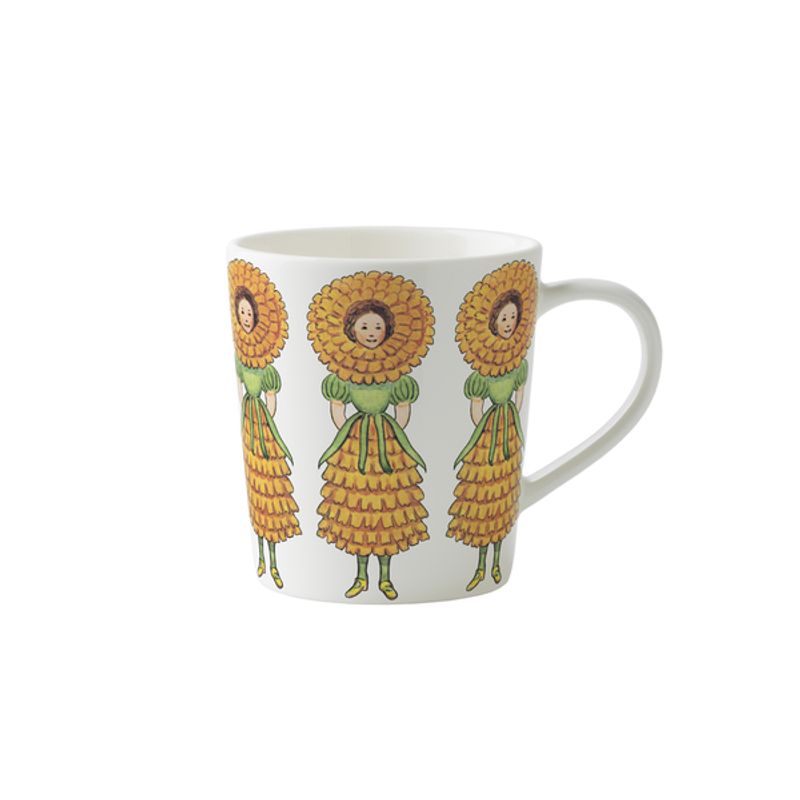 Design House Stockholm Elsa Beskow Mugg Mrs Marigold 40 cl med öra