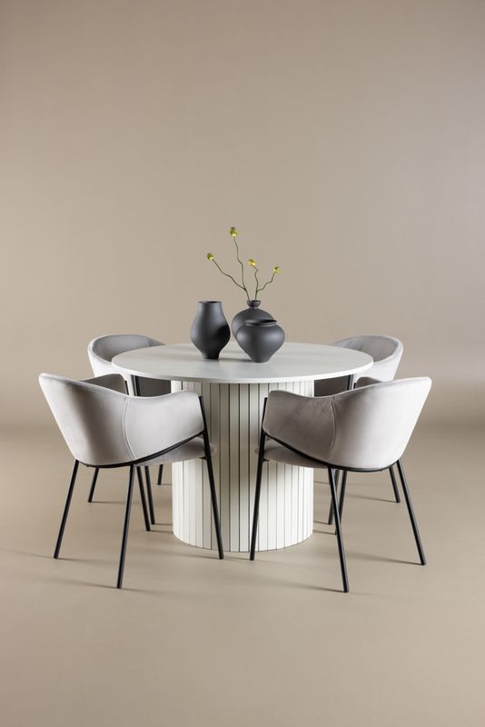 Venture Home Härön Matbord med Evelina Matstol