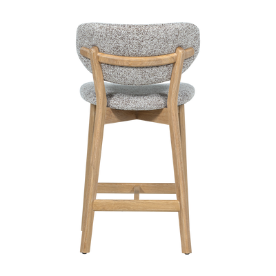 WOOOD UDAR Barstol Natur med Träram