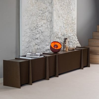 WOOOD BROCK TV-bänk 102 cm i askfanér