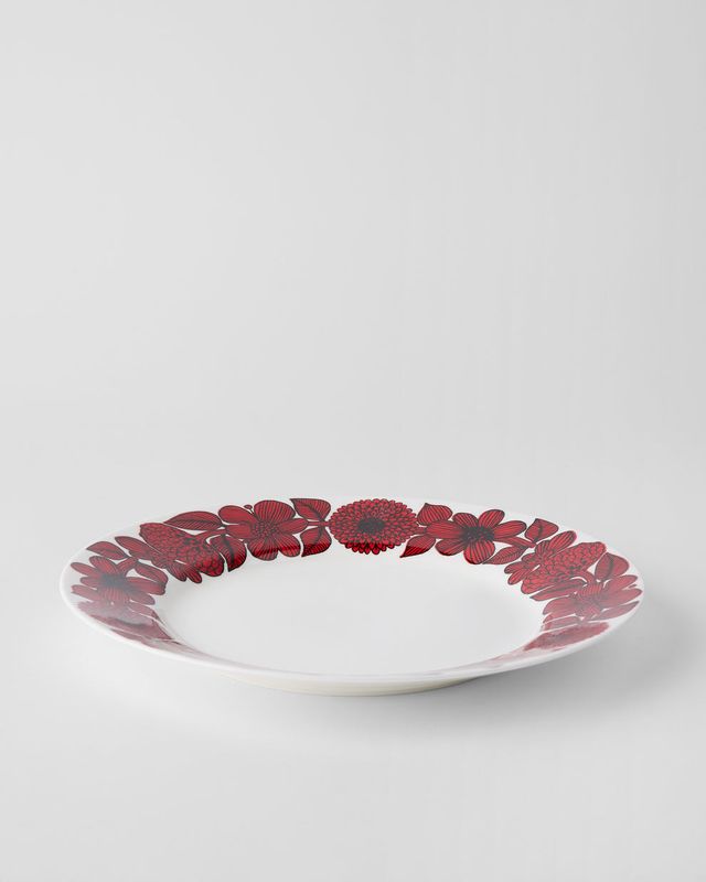Gustavsberg ASTER RÖD, Tallrik 28 cm m bräm