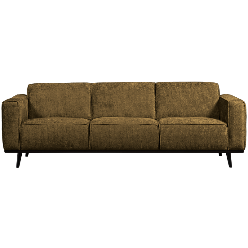 WOOOD Statement 3-sits Soffa 230 cm i Struktur Sammet Mässing