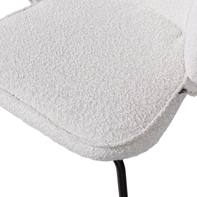 WOOOD Admit Matstol Boucle Natur 2 st