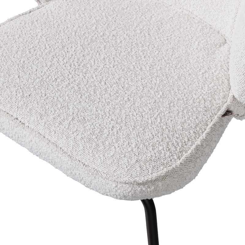 WOOOD Admit Matstol Boucle Natur 2 st