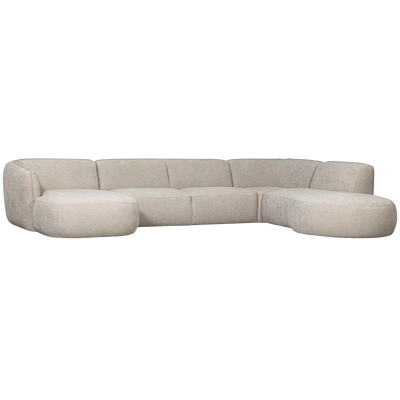 WOOOD Polly U-formad Soffa Höger - Sand