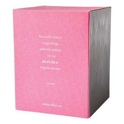 Affari of Sweden SENSE Doftljus med kupa Peony, Ceriserosa