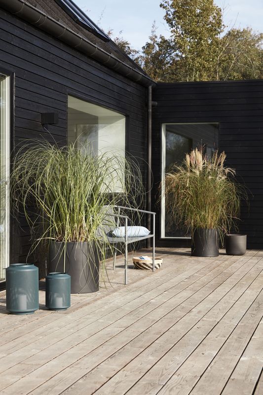 Hübsch Desert Krukor Svart (set om 2)