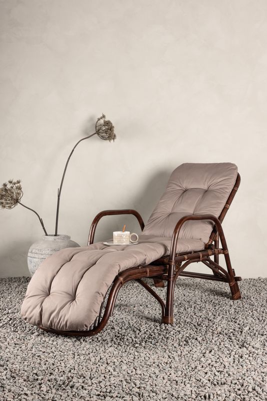 Venture Home Nella Solstol i Mörk Valnöt