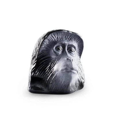 Målerås Lonely svart glasfigur