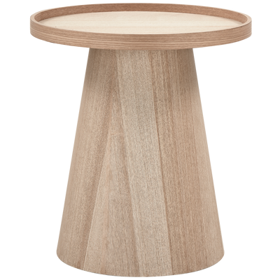 WOOOD Maud Sidobord Koniskt MDF Natur 50x45 cm