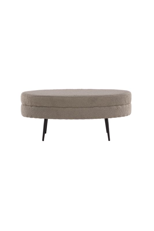 Venture Home Otto Ottoman Sittpuff i Greige Teddy