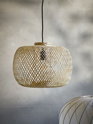 Bloomingville Rodi Taklampa, Natur, Bambu, Ø42xH30 cm