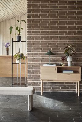 Hübsch Cube byrå natur 100x40xH70 cm