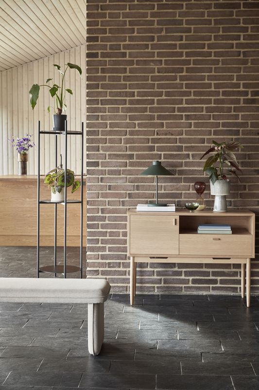 Hübsch Cube byrå natur 100x40xH70 cm