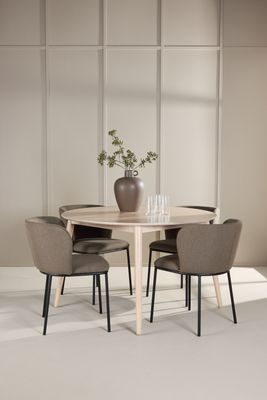 Venture Home Matbord Flora med Edina Stol