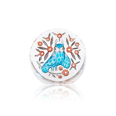 Målerås Uggla, liten - Handgjord Kristallskulptur