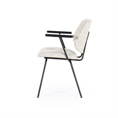 Eleonora Stol Jon med armstöd - Beige Maywood