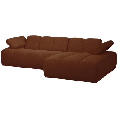 WOOOD Mojo Schäslong Soffa Höger Boucle Rost