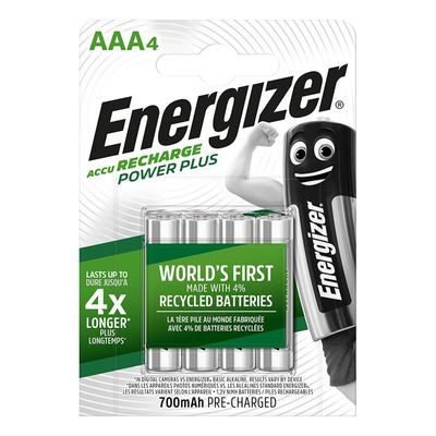 ENERGIZER RECHARGE POWER PLUS AAA 4-PACK