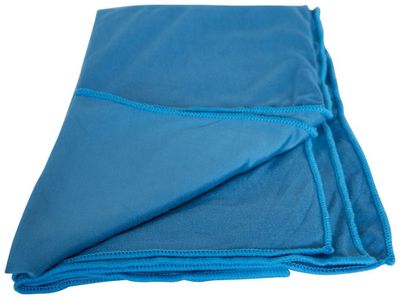 HANDDUK MICROFIBER BLUE