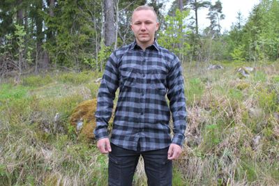 FLANELLSKJORTA BORSTAD 12-PACK GRÖN/SVART
