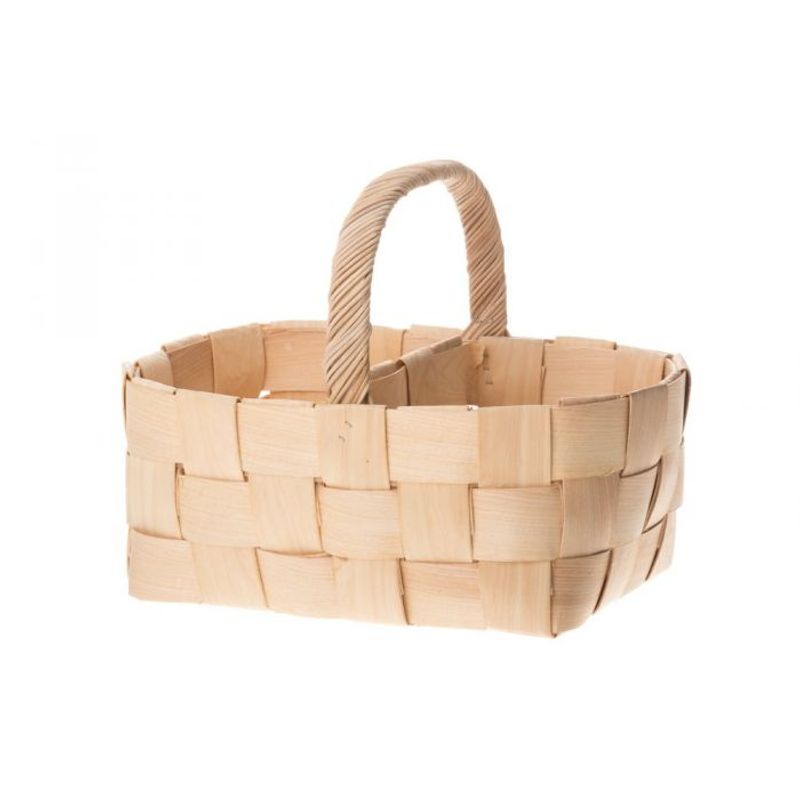 Svampkorg med avdelare 39x27x31 cm