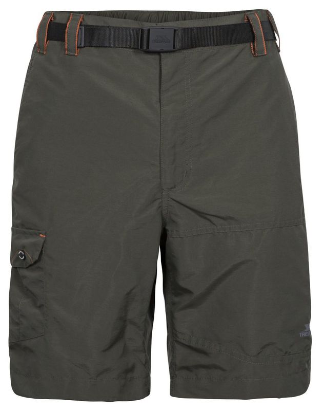 FUNKTIONSSHORTS MED SKÄRP OLIVE