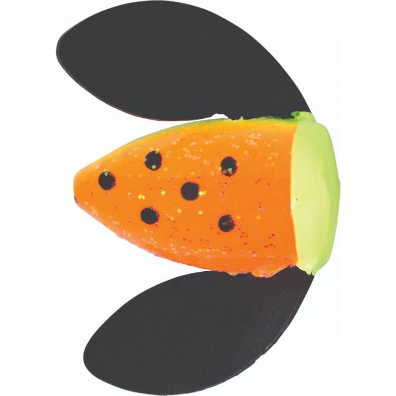 SPIN-N-GLO, SVARTA VINGAR, STL10, 15 MM ORANGE/PRICKIG 6-PACK